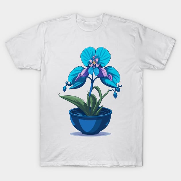 Potted Orchid T-Shirt by SpriteGuy95